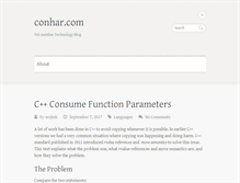 Tablet Screenshot of conhar.com